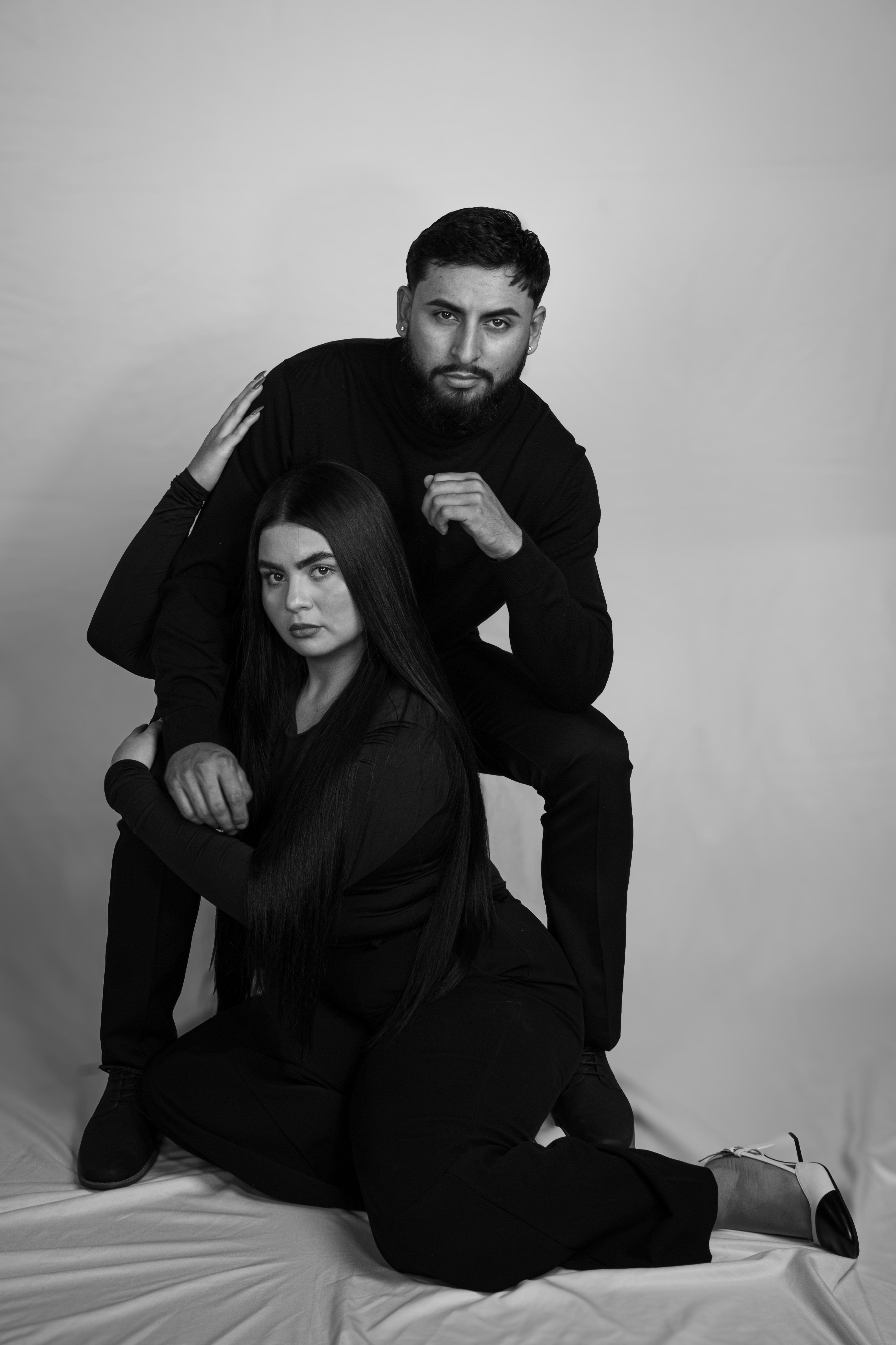 Couple editorial pose