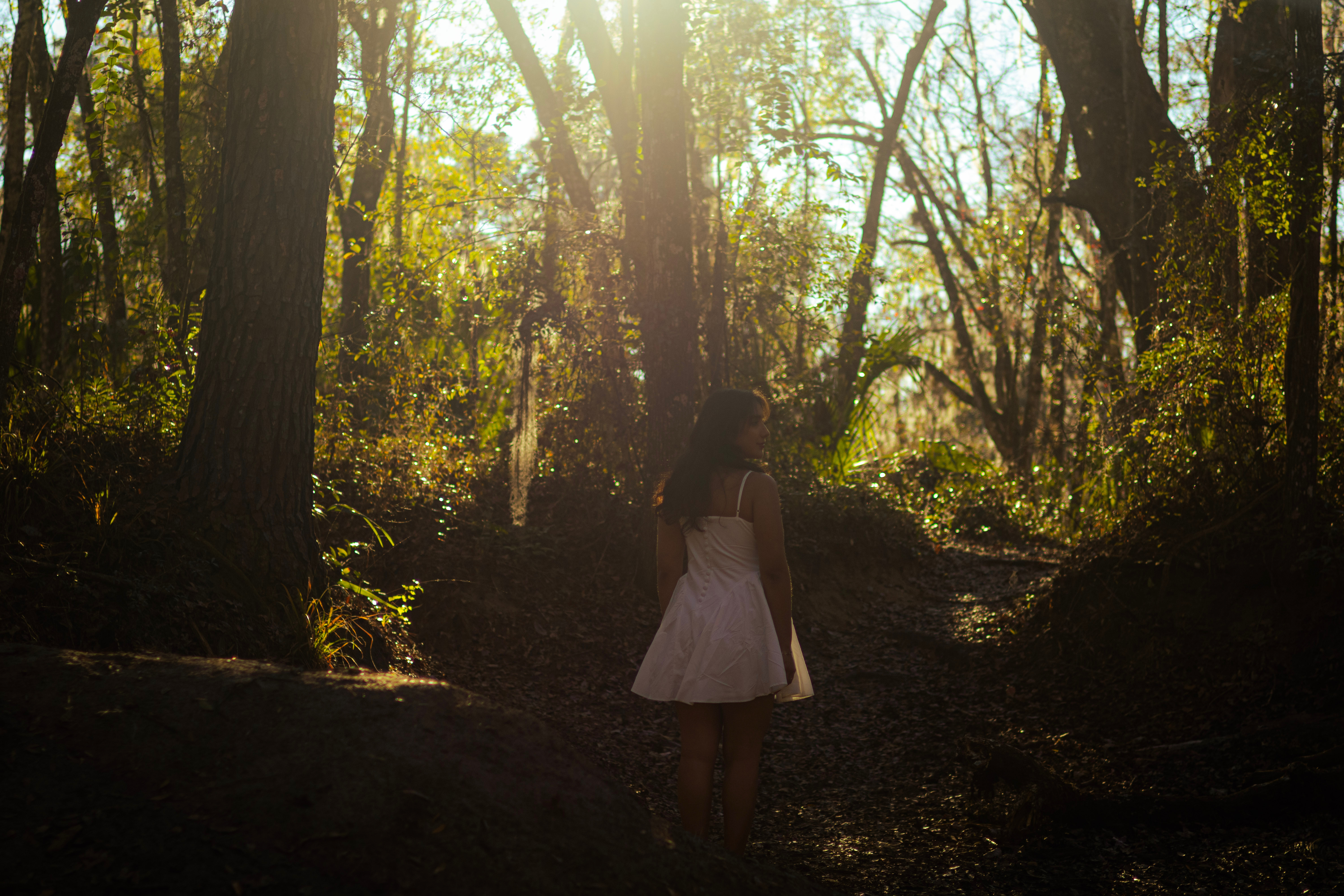 Portrait in the woods