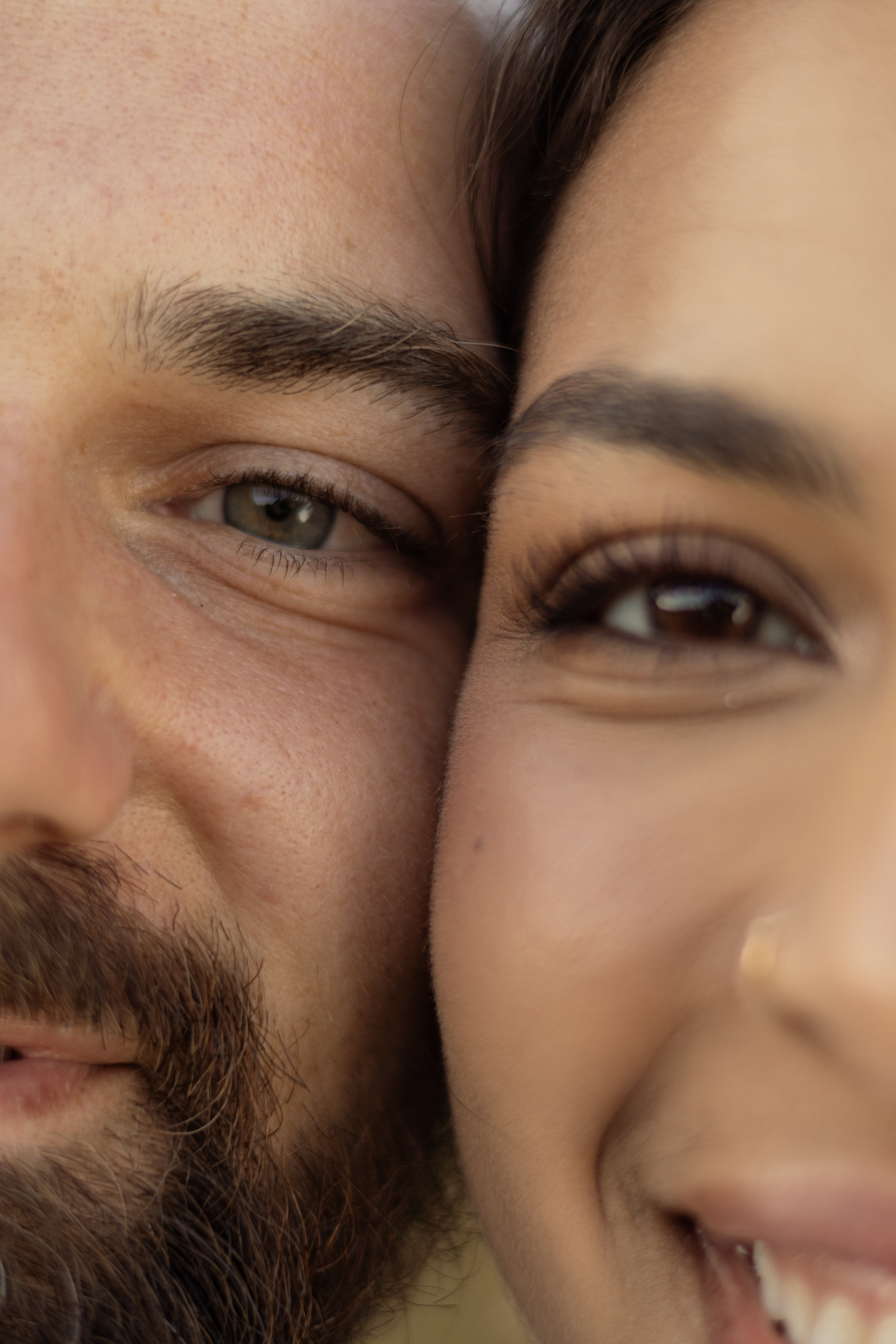 Close up portrait detail